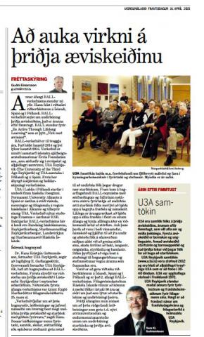 U3A grein mogga