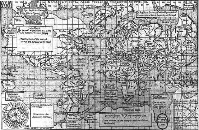 Mapa de Mercatortor 1569